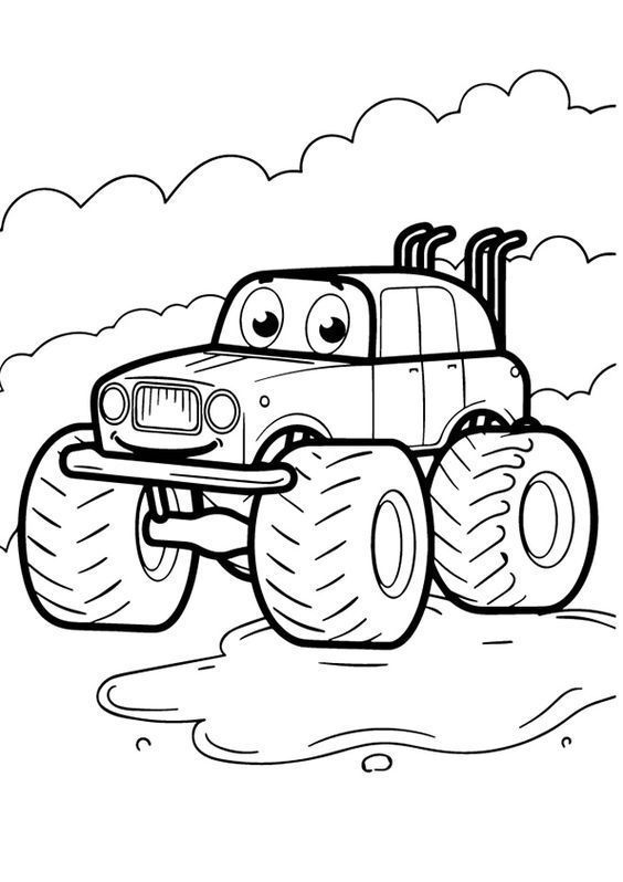 20+ 69+ Easy Cars Coloring Pages for Toddlers and Kids Activities