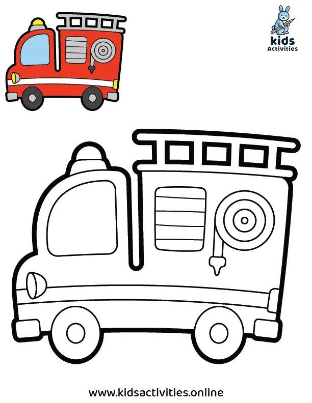 20+ 69+ Easy Cars Coloring Pages for Toddlers and Kids Activities