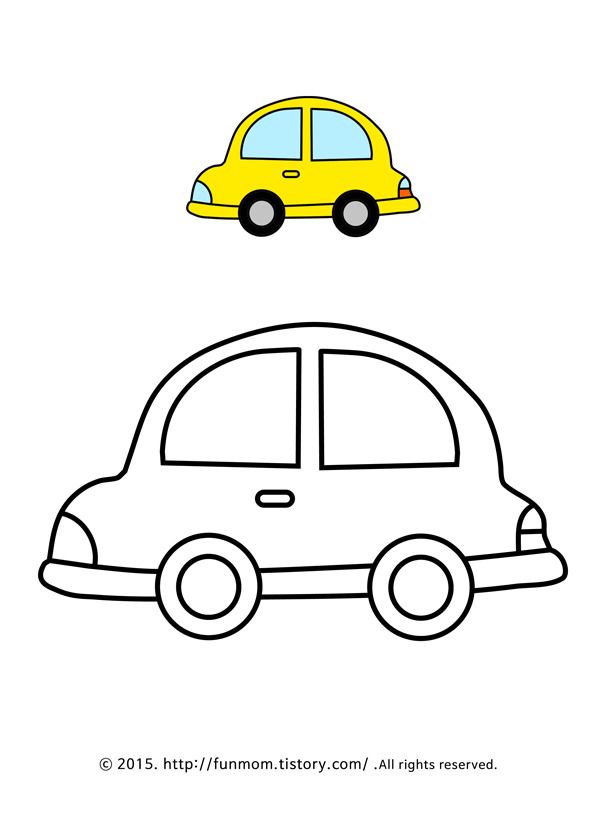 20+ 69+ Easy Cars Coloring Pages for Toddlers and Kids Activities