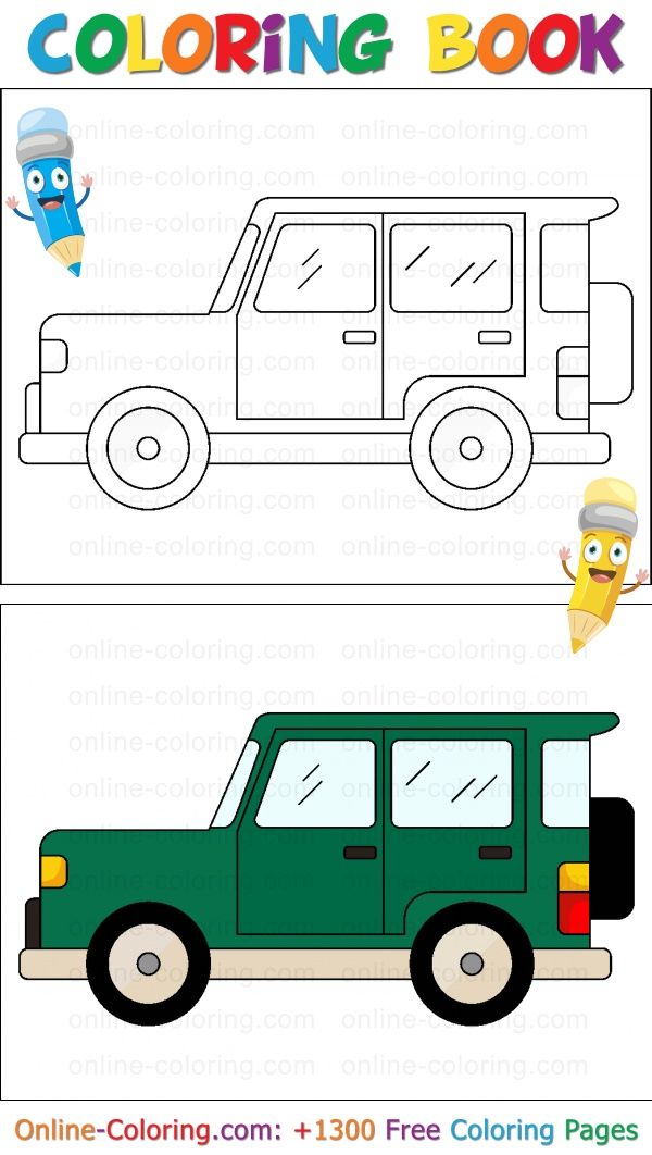 20+ 69+ Easy Cars Coloring Pages for Toddlers and Kids Activities