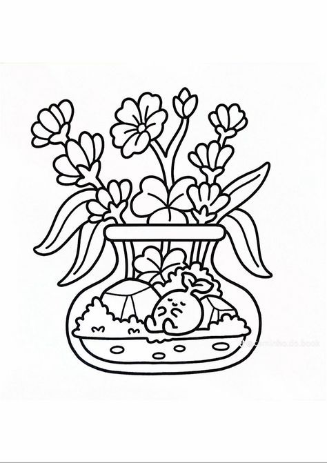 20+ Cozy Garden Coloring Pages for Adult