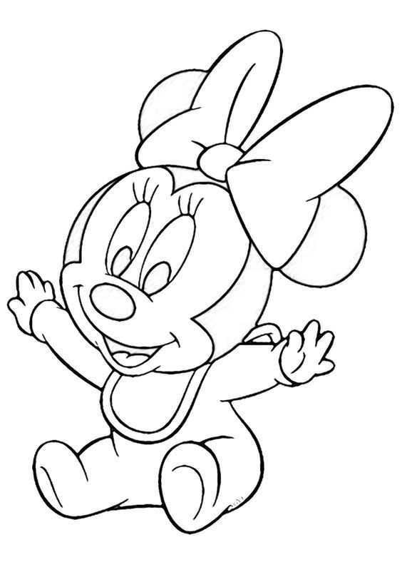 20+ Cute Minnie Mouse Coloring Pages