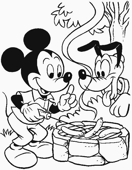 20+ Easy Minnie Mouse Coloring Pages