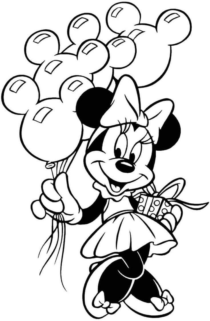 20+ Free Minnie Mouse Printable Coloring Pages