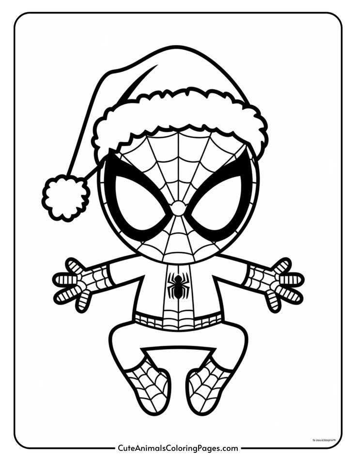 20+ Free Spiderman Coloring Pages for Kids Printable