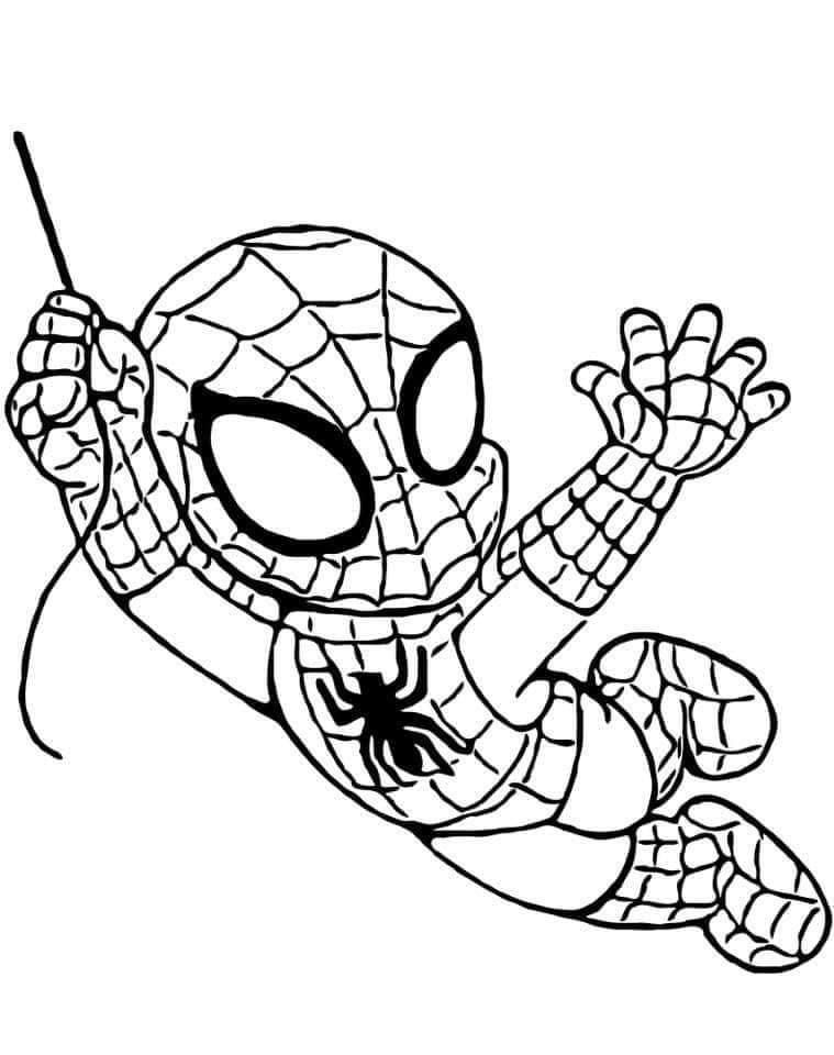 20+ Free Spiderman Coloring Pages for Kids Printable