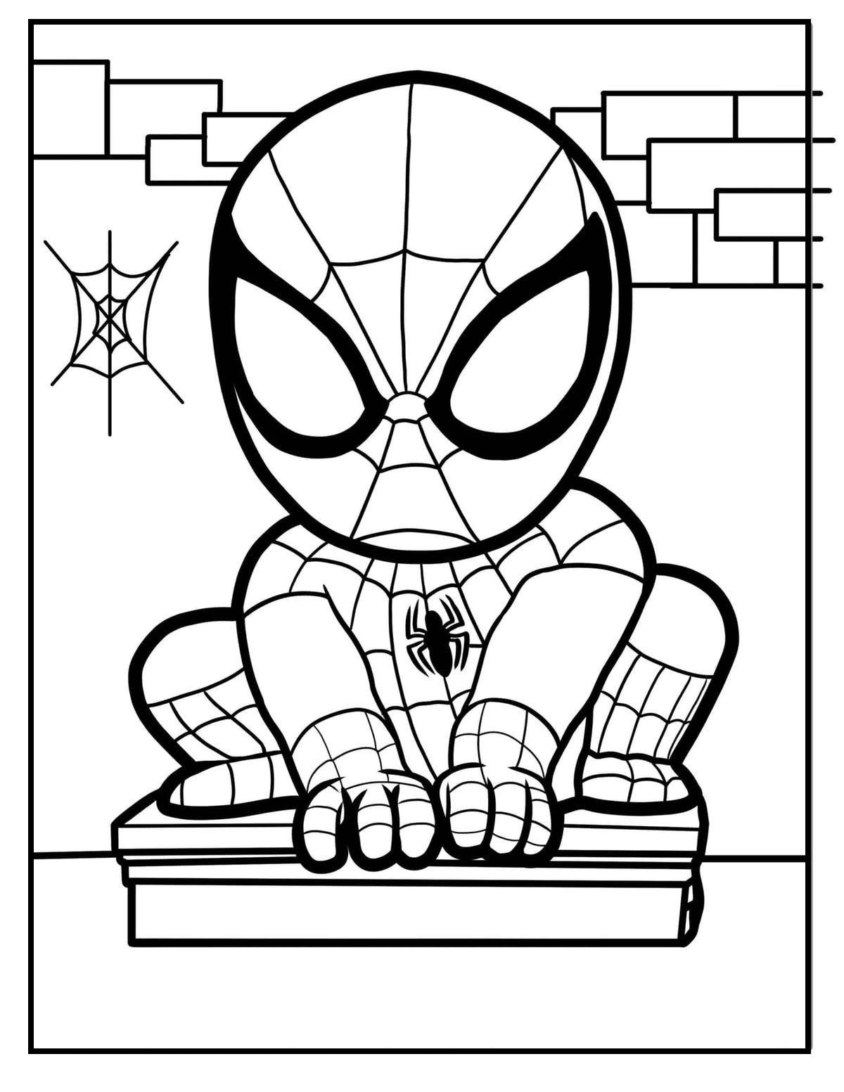 20+ Free Spiderman Coloring Pages for Kids Printable