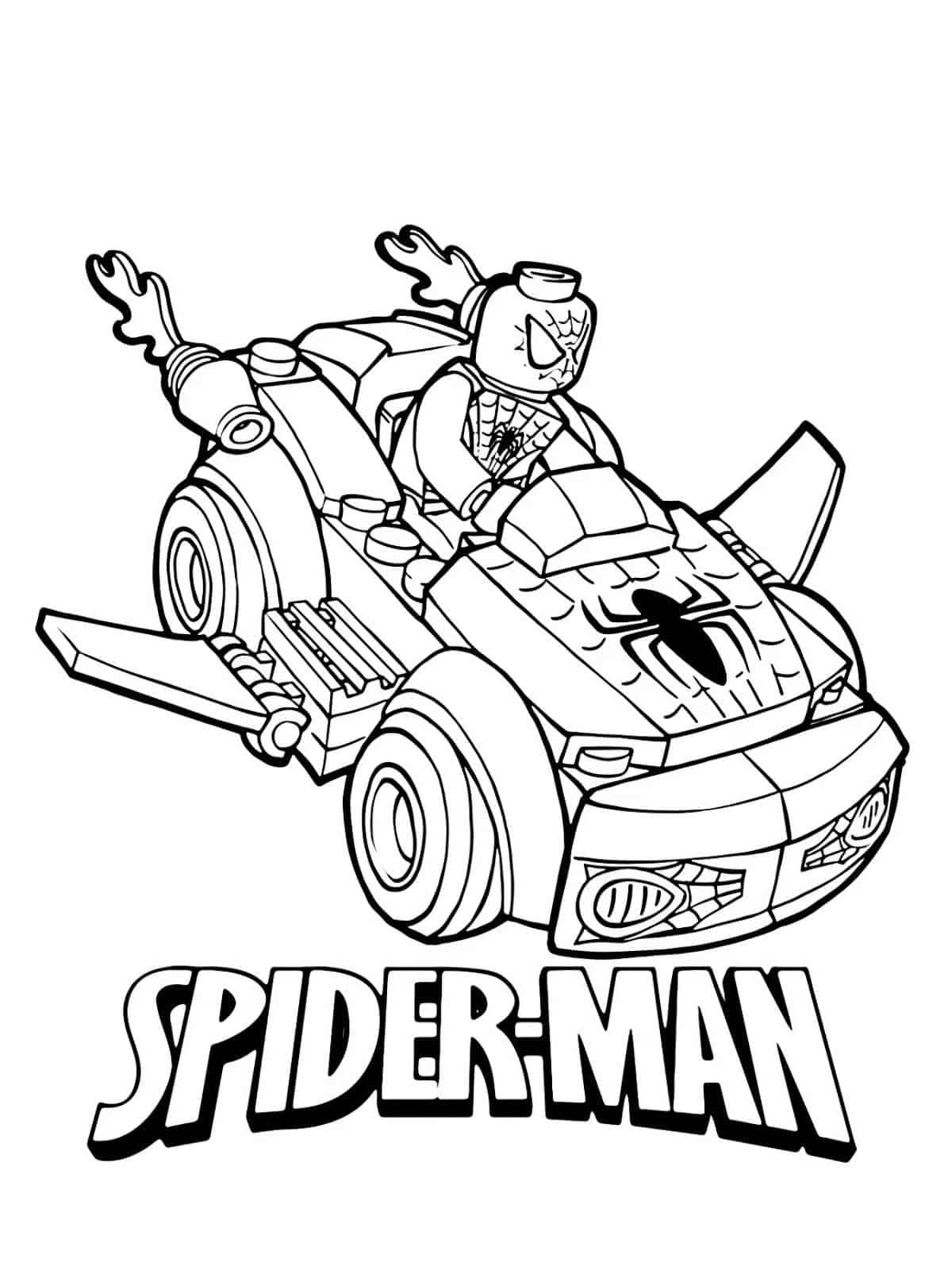 20+ Free Spiderman Coloring Pages for Kids Printable