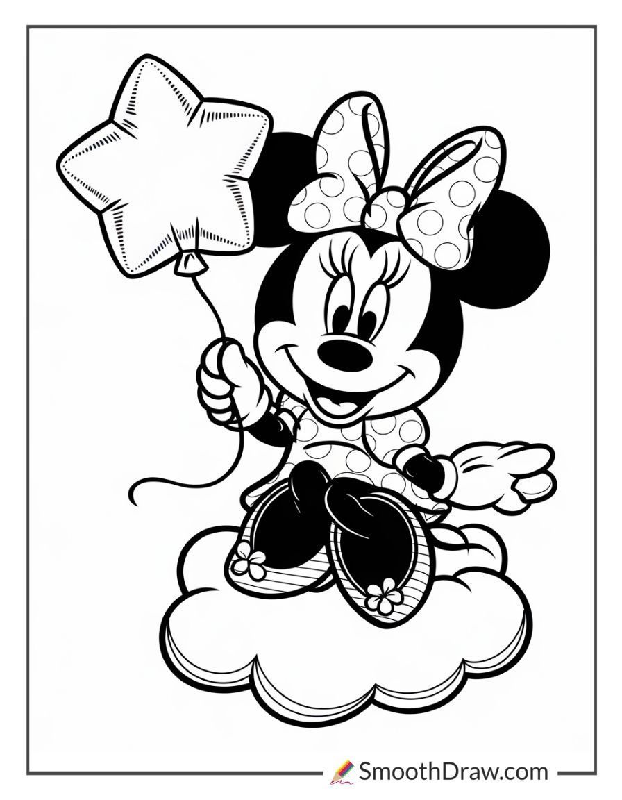 20+ Minnie Mouse Coloring Pages Drawing