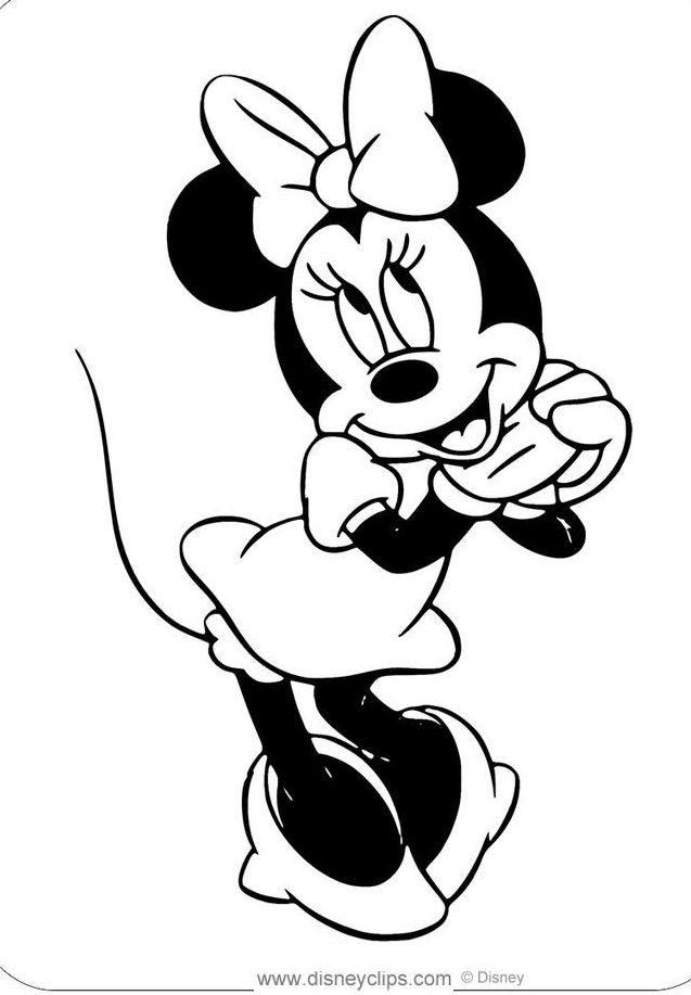 20+ Minnie Mouse Coloring Pages Pdf