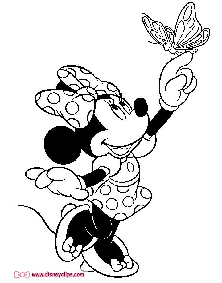 20+ Minnie Mouse Easter Coloring Pages