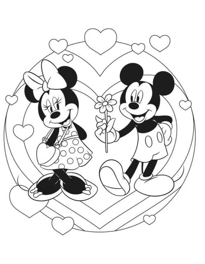 20+ Minnie Mouse Mickey Mouse Coloring Pages