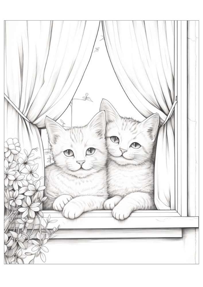 200+ Kitty Coloring Pages: Purr-fectly Adorable Fun 79 | Bratz Coloring