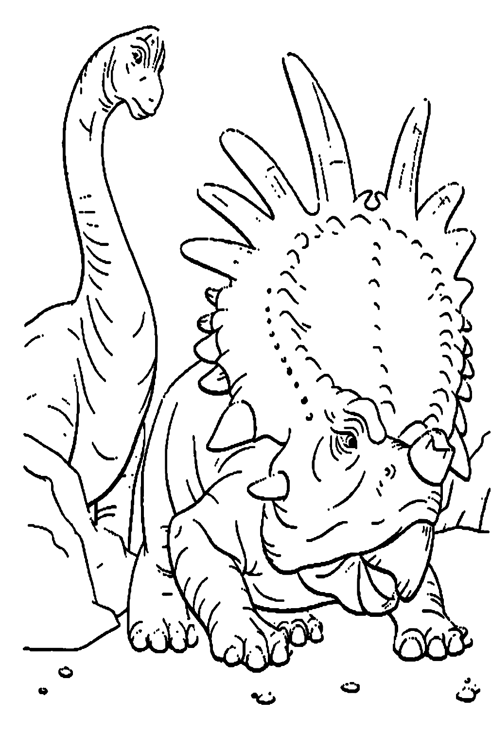 jurassic park coloring pages dinosaurs printable jpg