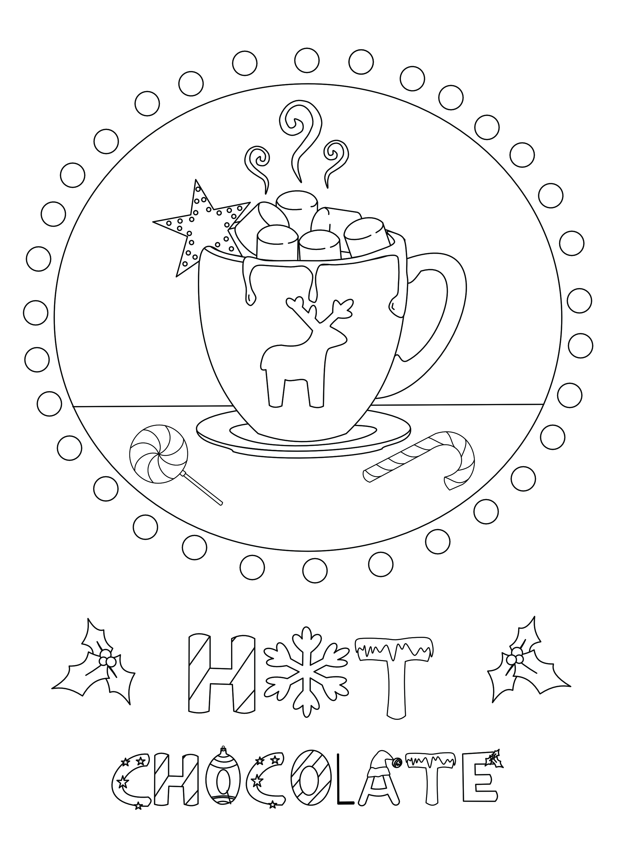 delicious chocolate coloring pages printable jpg