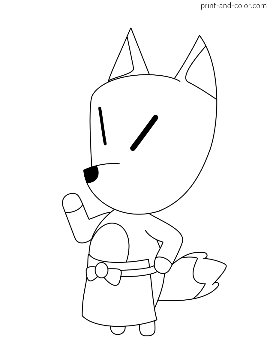 animal crossing coloring pages printable jpg