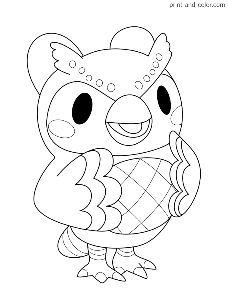 animal crossing coloring pages printable jpg