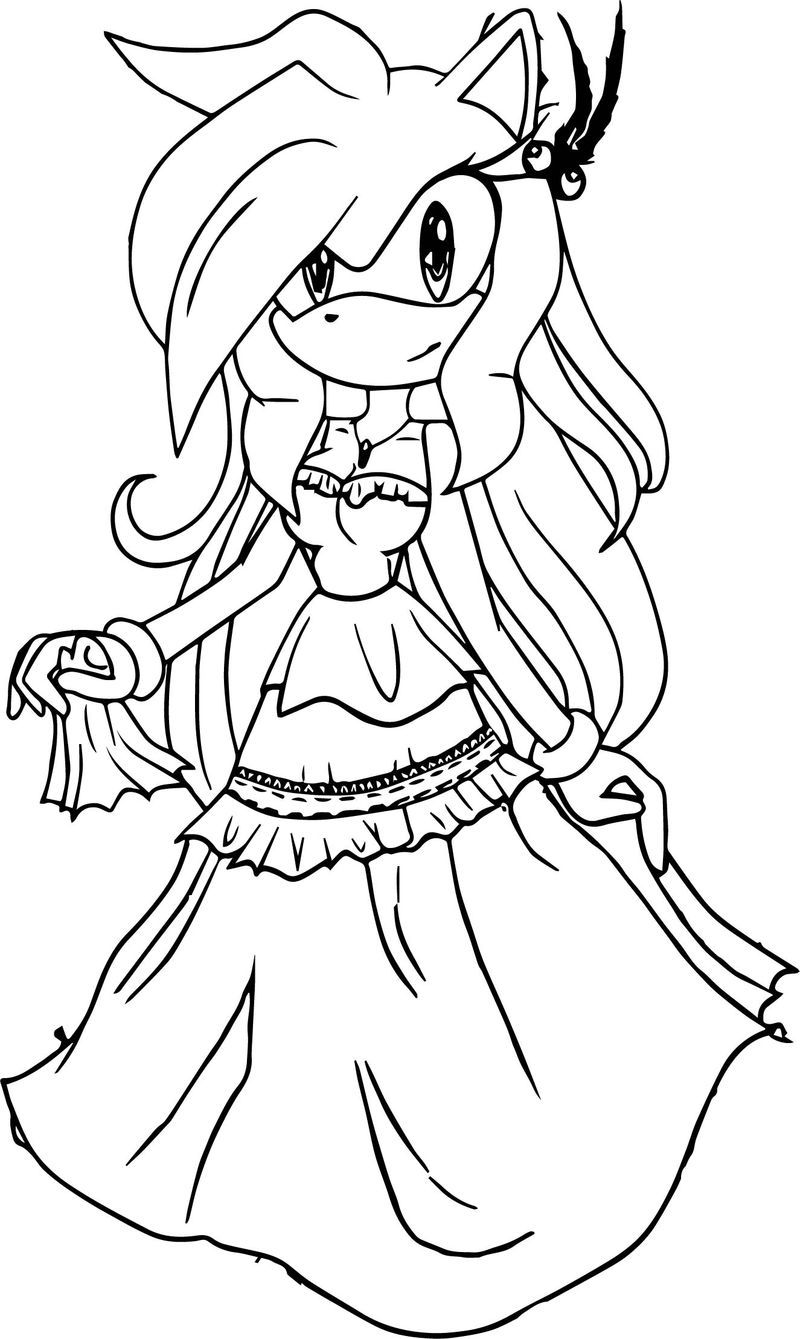 amy rose coloring pages printable jpg