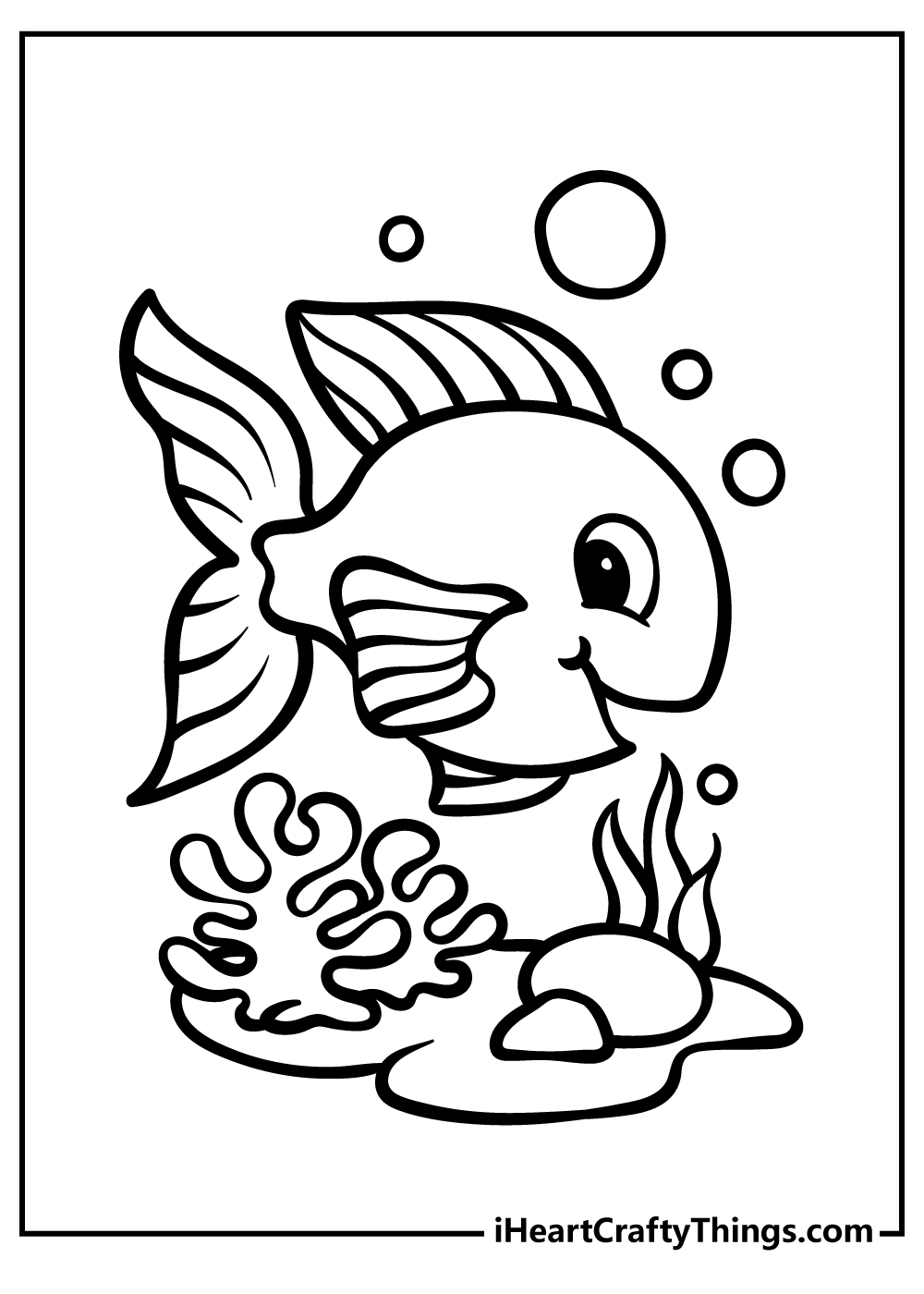 tropical fish coloring pages printable jpg