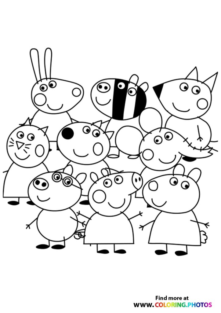 peppa pig coloring pages printable jpg