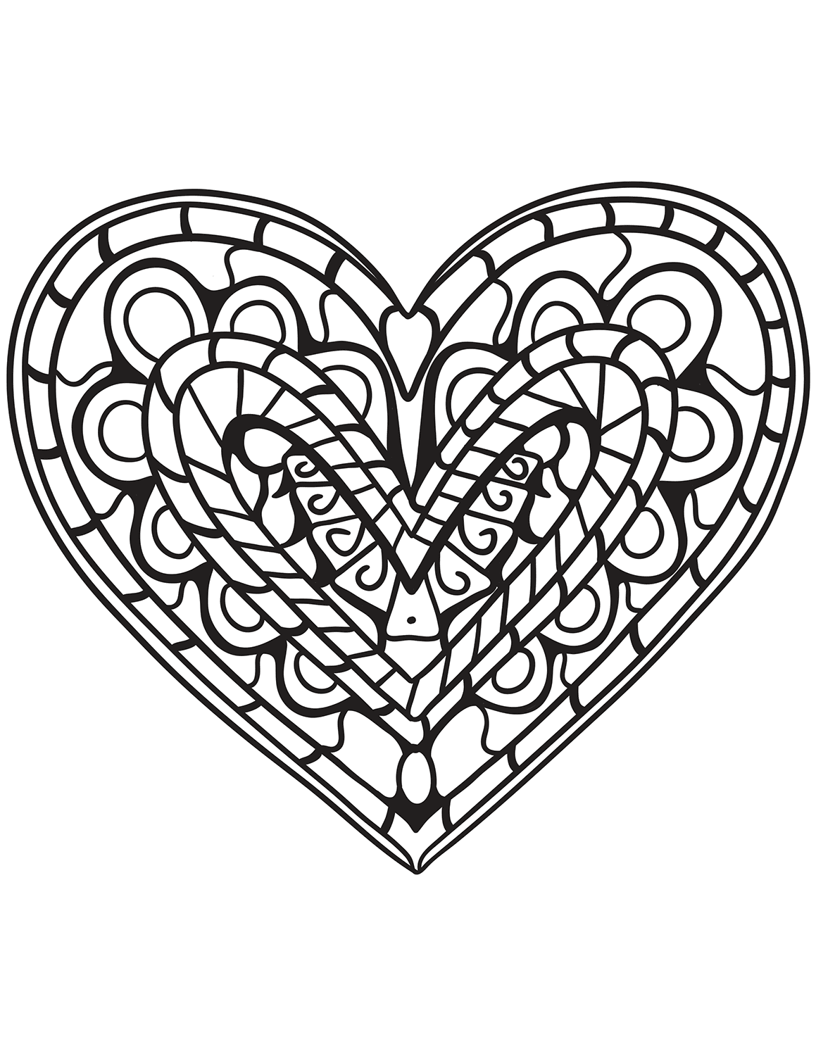 heartwarming broken heart coloring page printable jpg