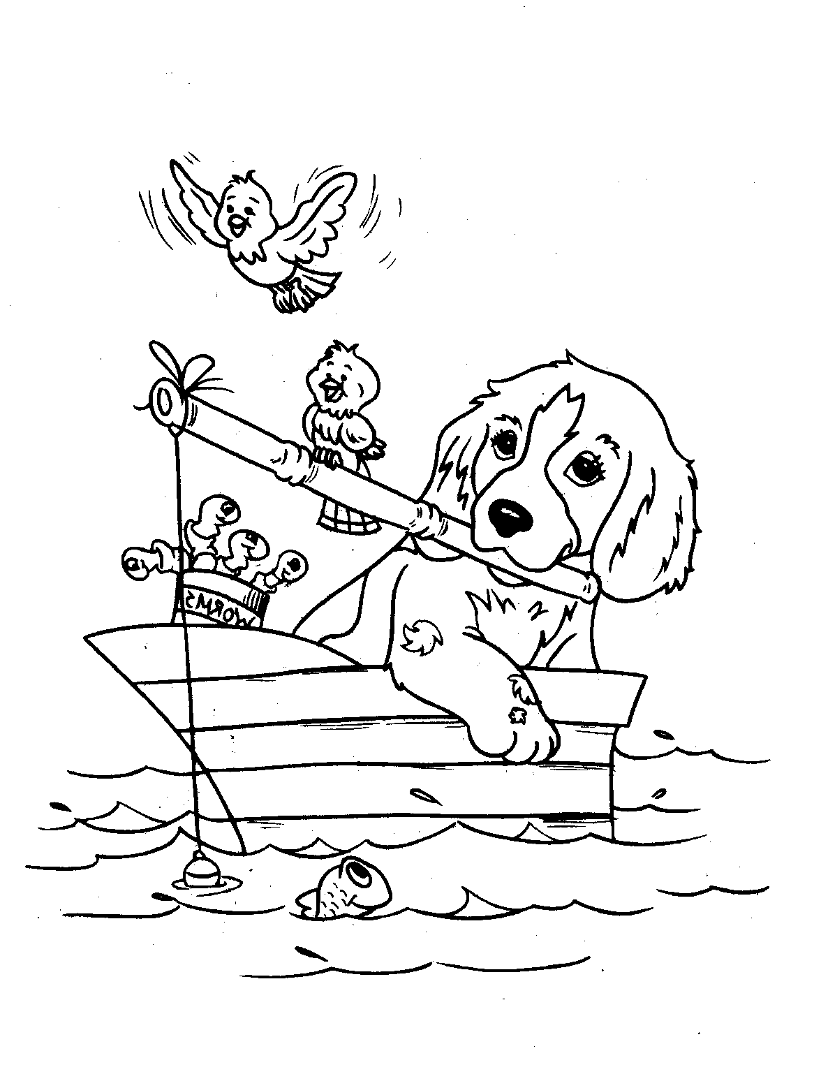 adorable farm dog coloring pages printable jpg