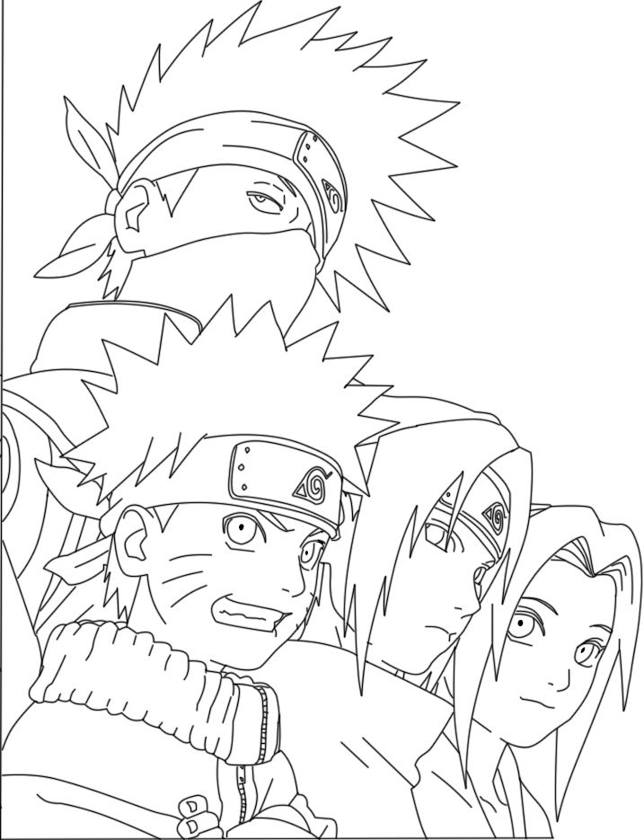 creative naruto coloring pages for all ages printable jpg