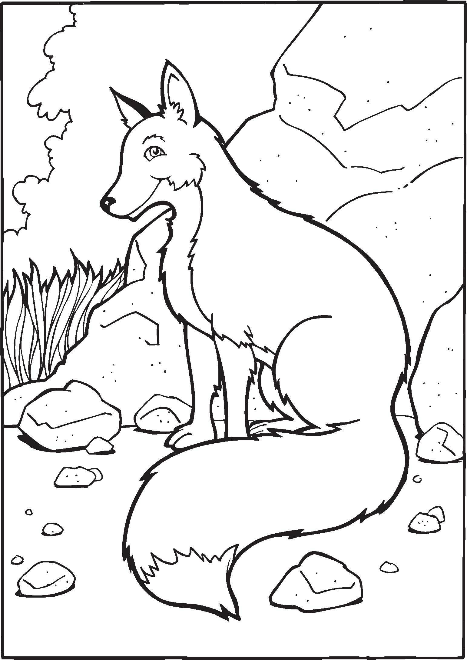 top fox coloring pages printable jpg