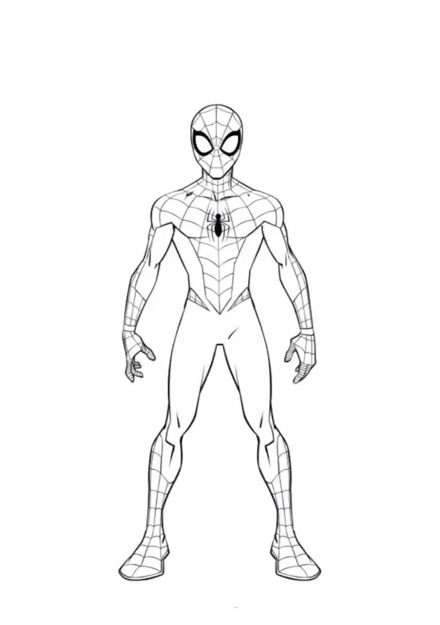 Spiderman Coloring Pages for Kids FREE Printable 16