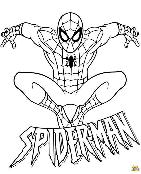 Spiderman Coloring Pages for Kids FREE Printable 69