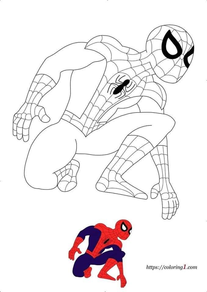 Spiderman Coloring Pages for Kids FREE Printable 53