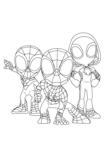 Spiderman Coloring Pages for Kids FREE Printable 76