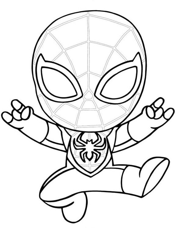 Spiderman Coloring Pages for Kids FREE Printable 65