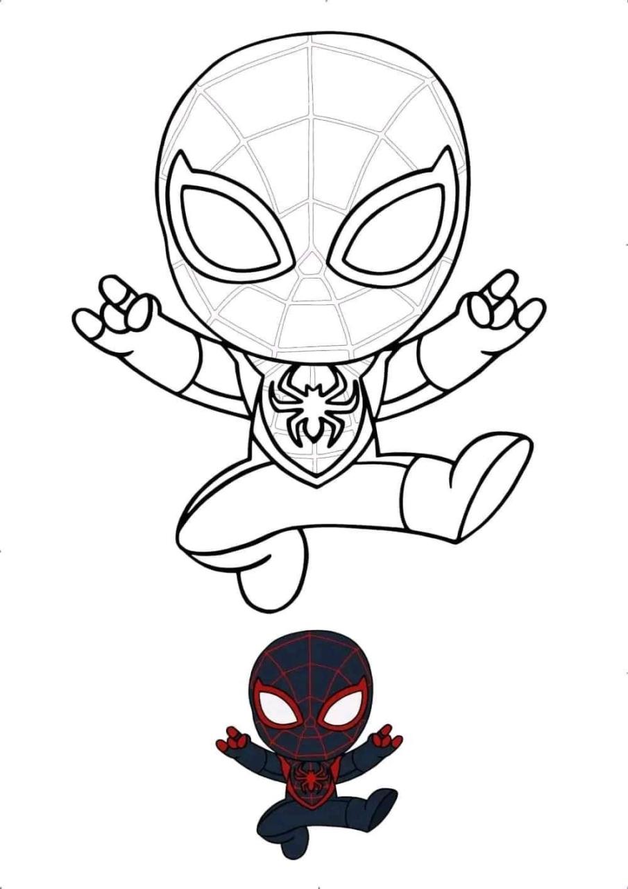 Spiderman Coloring Pages for Kids FREE Printable 23