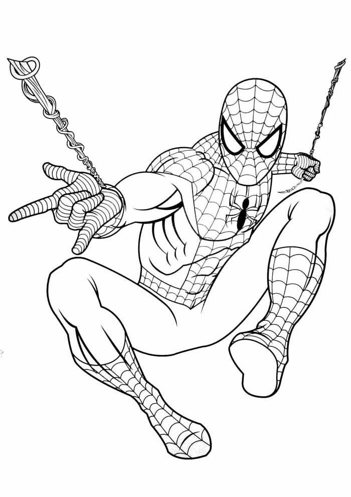 Spiderman Coloring Pages for Kids FREE Printable 51