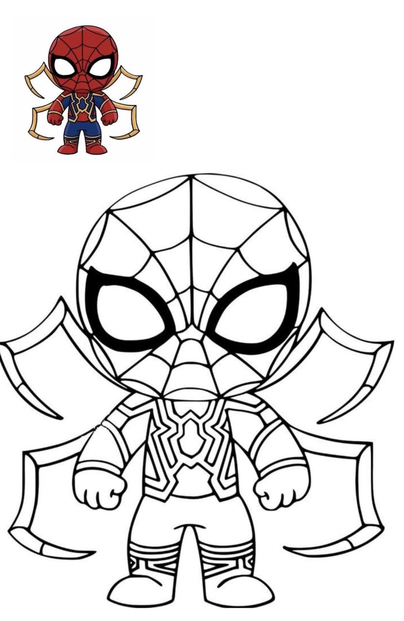 Spiderman Coloring Pages for Kids FREE Printable 9