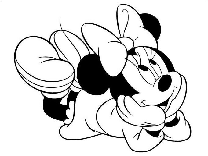 20+ Free Minnie Mouse Coloring Pages