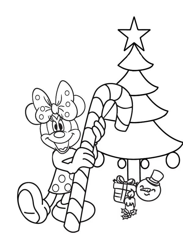 20+ Printable Minnie Mouse Coloring Pages